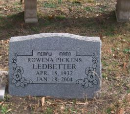 rowena ledbetter grave